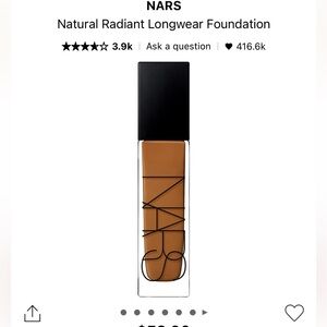 Nars Natural Radiant Longwear Foundation New Caledonia